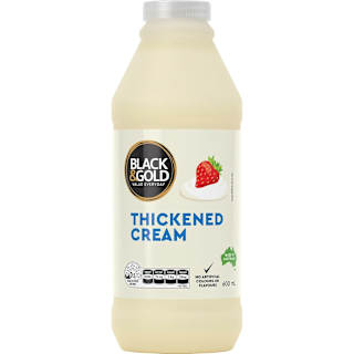 Black & Gold Thickened Cream