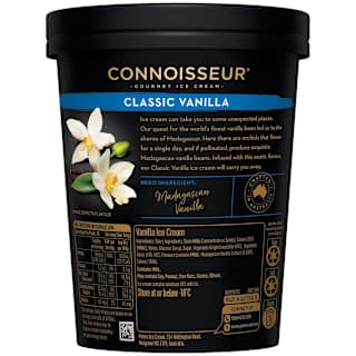 Connoisseur Ice Cream Classic Vanilla Tub