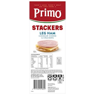 Primo Stackers Leg Ham Cheddar Cheese & Crackers