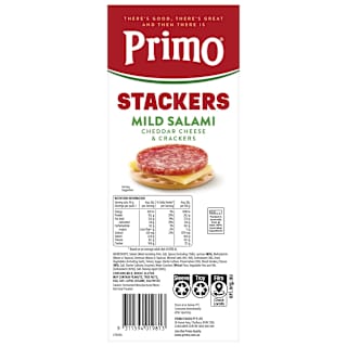 Primo Stackers Mild Salami with Crackers & Cheddar Cheese