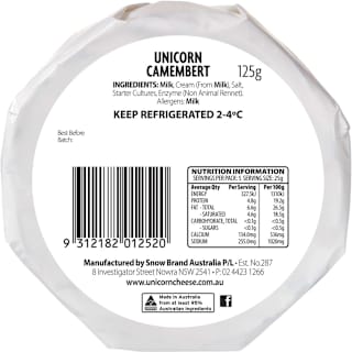 Unicorn Classic Camembert Cheese