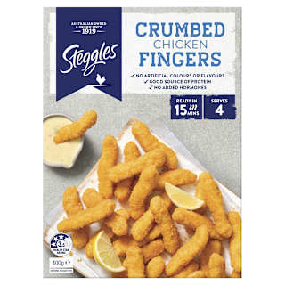 Steggles Chicken Breast Fingers Crumbed