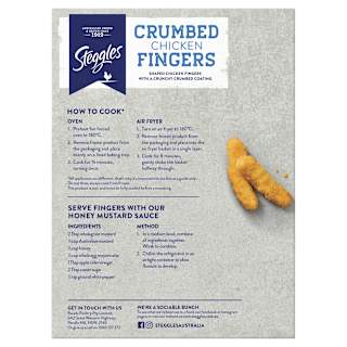 Steggles Chicken Breast Fingers Crumbed