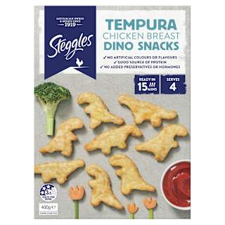 Steggles Tempura Chicken Dino Snacks