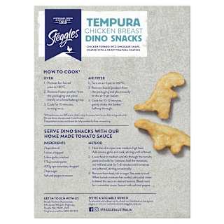 Steggles Tempura Chicken Dino Snacks