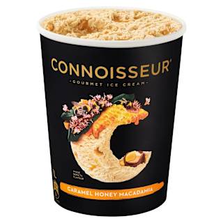 Connoisseur Ice Cream Caramel Honey Macadamia