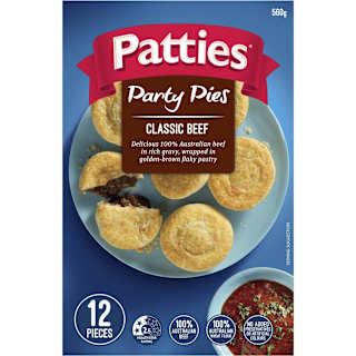 Patties Party Pies Classic Beef