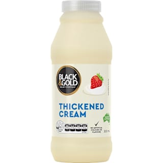 Black & Gold Thickened Cream