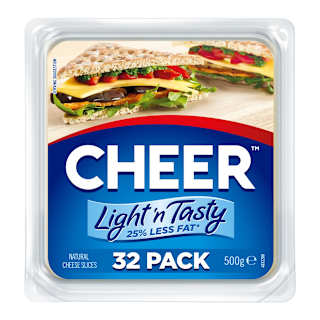 Cheer Cheese Light & Tasty Cheese 32 Slices