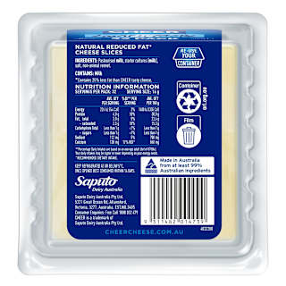 Cheer Cheese Light & Tasty Cheese 32 Slices