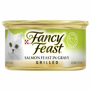 Fancy Feast Salmon Feast in Gravy Grilled