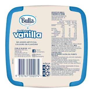 Bulla Reduced Fat Vanilla Ice Cream