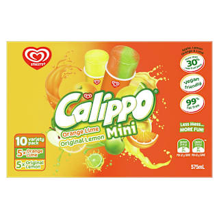 Calippo Mini Water Ice Lemon Orange & Lime