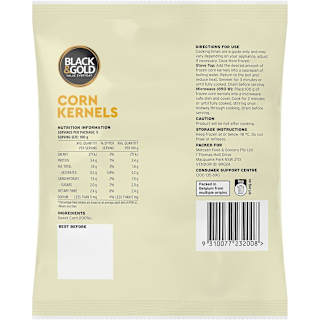 Black & Gold Corn Kernels