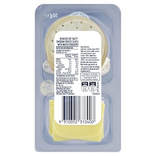 Mainland Light Tasty Cheddar Cheese with Water Crackers