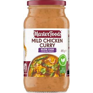 MasterFoods Slow Cook Mild Chicken Curry Cooking Sauce