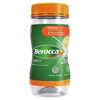 Berocca Energy Vitamin B & C Orange Flavour Twist N Go Energy Drink