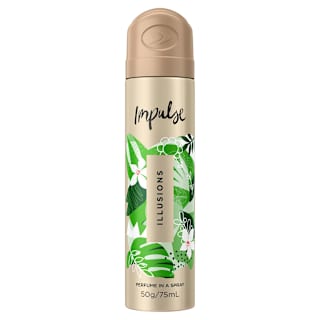 Impulse Body Spray Aerosol Deodorant Illusions