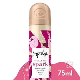 Impulse Women Aerosol Body Spray Deodorant Romantic Spark
