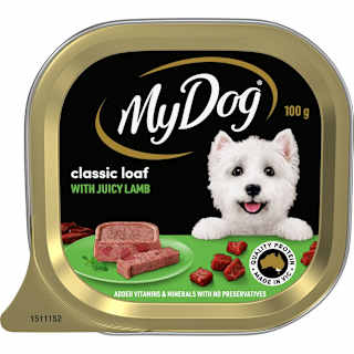 My Dog Lamb Loaf Classics Wet Dog Food Tray