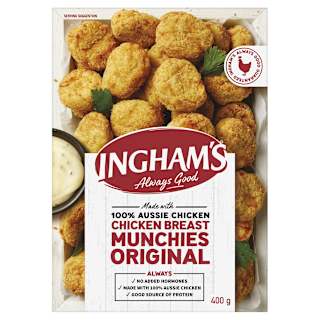 INGHAM'S Crumbed Chicken Breast Munchies
