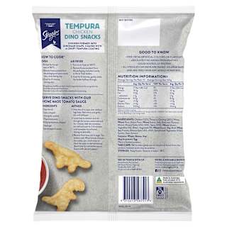 Steggles Crumbed Chicken Dino Snacks Tempura