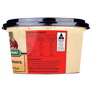 San Remo Pasta Sauce Carbonara