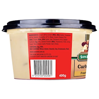 San Remo Pasta Sauce Carbonara