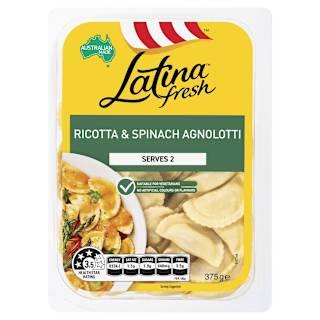 Latina Agnolotti Ricotta And Spinach