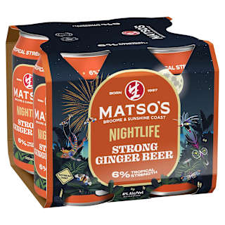 Matsos Nightlife Ginger Beer 330ml Can 