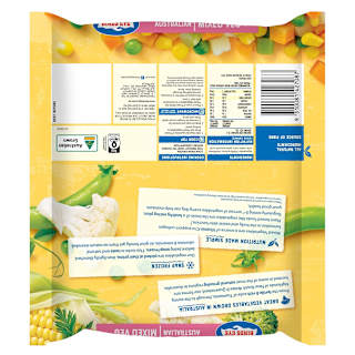 Birds Eye Snap Frozen Garden Mix Carrot Beans Brocoli Cauli Capsicum