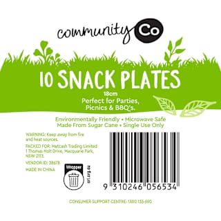 Community Co Plates Sugar Cane