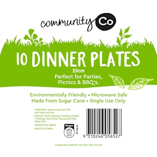 Community Co Plates Dinner Sugar Cane