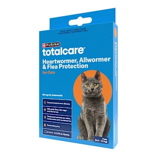 Purina Total Care Heartwormer, Allwormer & Flea Control for Cats (2.6 - 7.5kg) Pipette