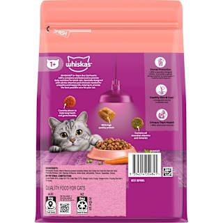 Whiskas 1+ Dry Cat Food Sardine & Prawn Flavours