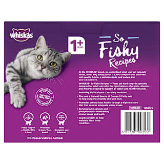 Whiskas So Fishy Recipes Wet Cat Food Ocean Platter in Jelly