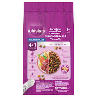 Whiskas 1+ Dry Cat Food Saradine & Prawn Flavours