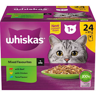 Whiskas Mixed Favourites In Jelly Pouches Wet Cat Food