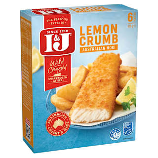 I&J Lemon Crumbed Fish Fillets