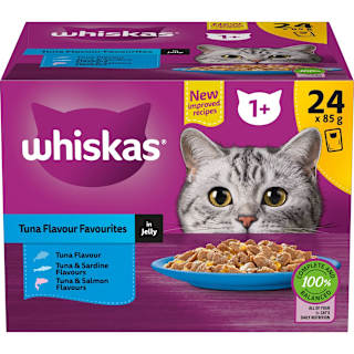 Whiskas Tuna Flavour Favourites In Jelly Pouches Wet Cat Food
