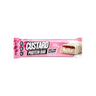 Muscle Nation Custard Protein Bar White Choc Raspberry