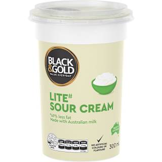 Black & Gold Lite Sour Cream