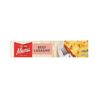 On The Menu Lasagne Beef