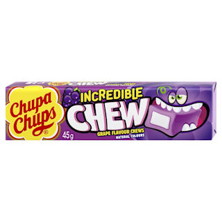 Chupa Chups Incredible Chew Confectionery Grape