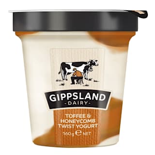 Gippsland Toffee & Honeycomb Twist Yoghurt