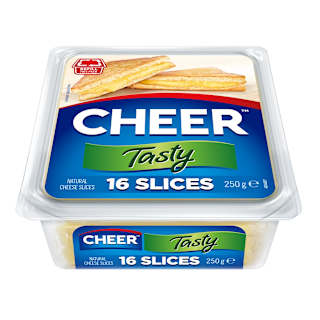Cheer Cheese Tasty Sliced Cheese 16 Slices