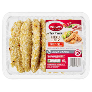 INGHAM'S Quick Cook Crumbed Sweet Chilli Chicken Tenders