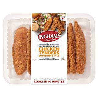 INGHAM'S Quick Cook Crumbed Southern Style Tenders