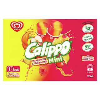 Calippo Mini Water Ice Raspberry & Pineapple