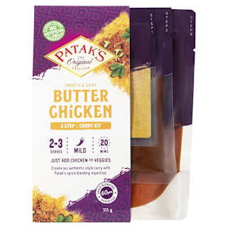 Patak's Mild & Creamy Butter Chicken Curry Kit